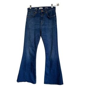 Closed Rawlin Flared Jeans Women Size 29 X 30 Blue High Rise Organic Cotton